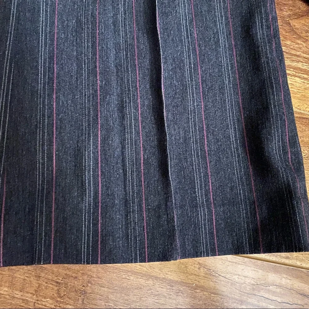 Mix-It Grey & Pink Pinstripe Trousers - Picture 8 of 10